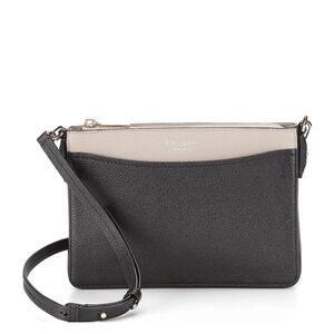 Kate Spade Black and Taupe Margaux Crossbody Bag